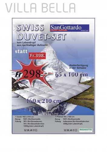 Swiss Eco — Duvet/Kissen-Set