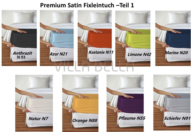 Premium Satin Fixleintuch - Teil 1