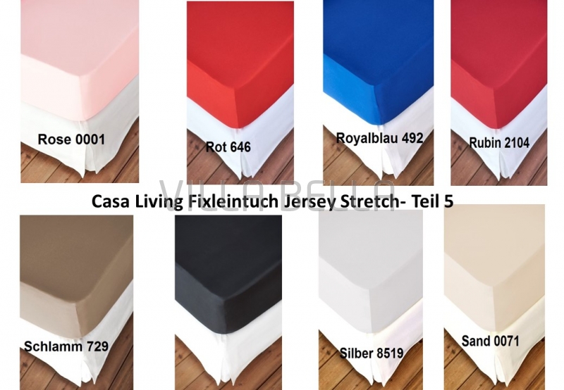 Casa Living Fixleintuch Jersey Stretch - Teil 5