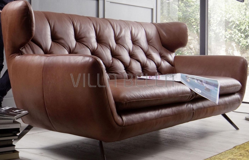 Sofa Leder 3-er Collection Seventy