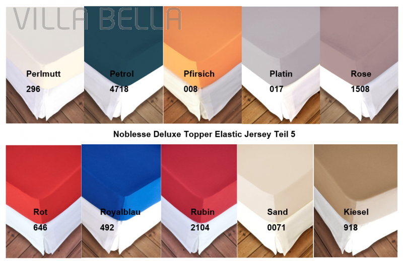 Noblesse Deluxe Topper Elastic Jersey Teil 5