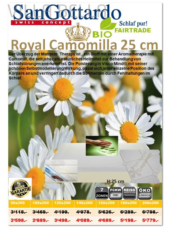 Royal Camomilla H: 25