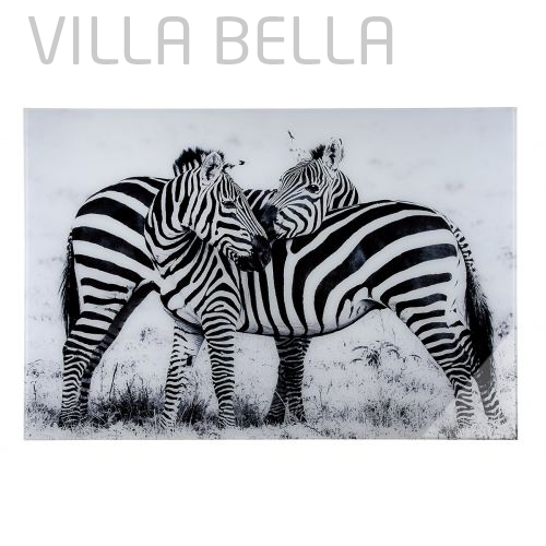 Art - Acryl Bild- Colorful Zebra