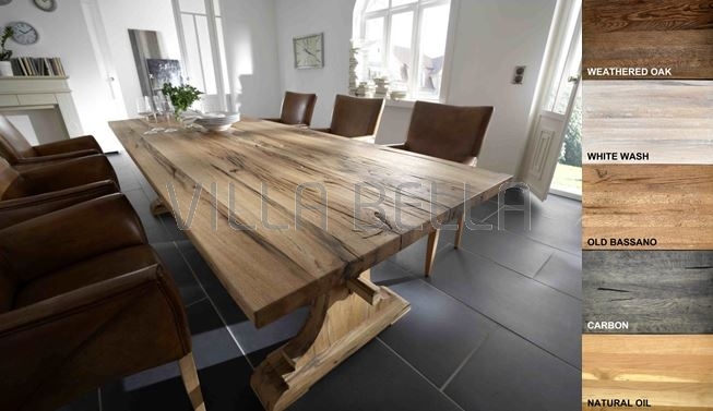 Brissago   Tisch aus Knorreiche massiv