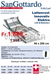 Lattenrost Innovativ Elektro 2M