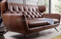 Sofa Leder 3-er Collection Seventy
