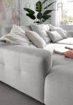 Big Sofa Nelio Feincord silver